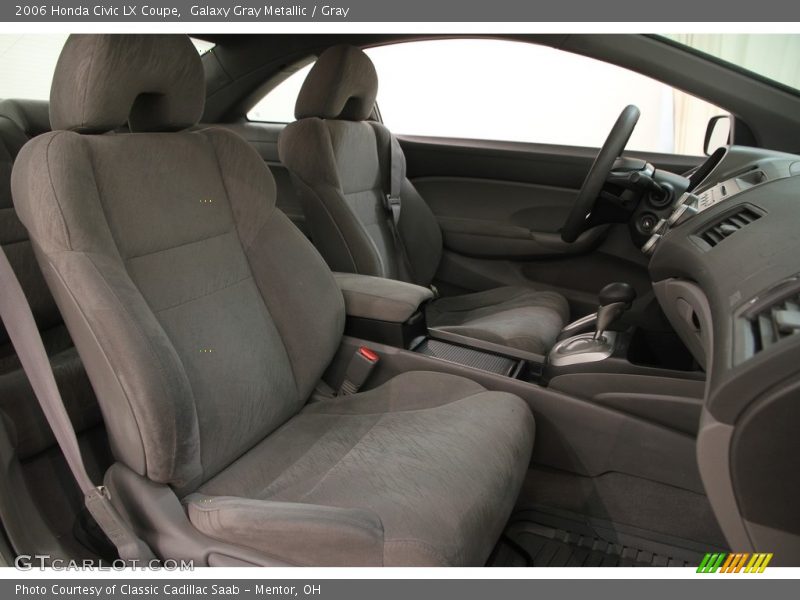 Galaxy Gray Metallic / Gray 2006 Honda Civic LX Coupe