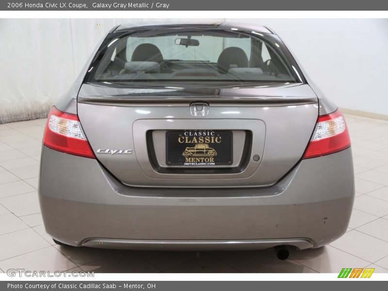 Galaxy Gray Metallic / Gray 2006 Honda Civic LX Coupe