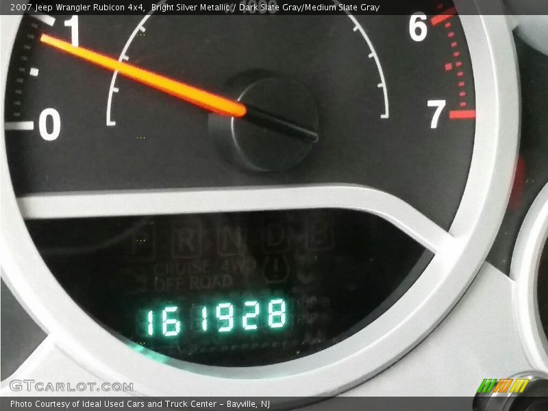 Bright Silver Metallic / Dark Slate Gray/Medium Slate Gray 2007 Jeep Wrangler Rubicon 4x4