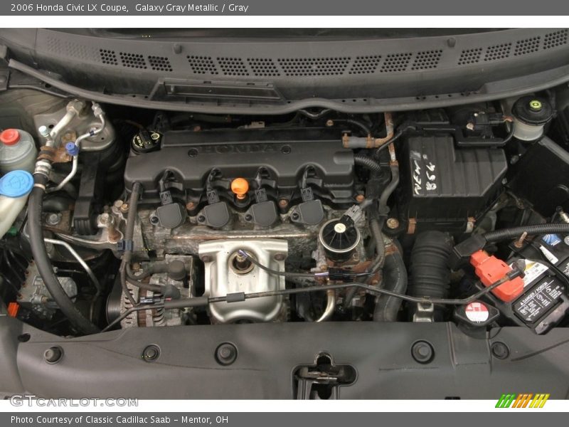 Galaxy Gray Metallic / Gray 2006 Honda Civic LX Coupe