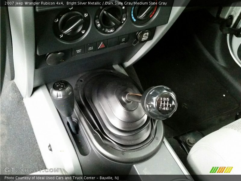 Bright Silver Metallic / Dark Slate Gray/Medium Slate Gray 2007 Jeep Wrangler Rubicon 4x4