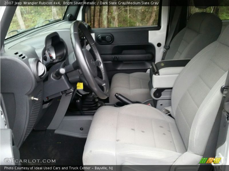 Bright Silver Metallic / Dark Slate Gray/Medium Slate Gray 2007 Jeep Wrangler Rubicon 4x4