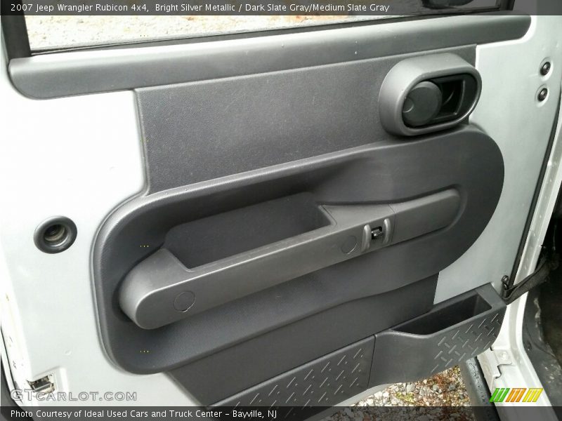 Bright Silver Metallic / Dark Slate Gray/Medium Slate Gray 2007 Jeep Wrangler Rubicon 4x4