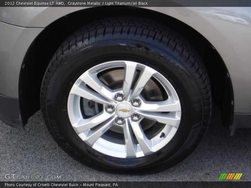 Graystone Metallic / Light Titanium/Jet Black 2012 Chevrolet Equinox LT AWD