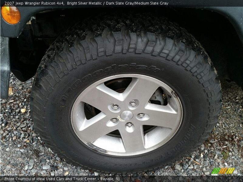 Bright Silver Metallic / Dark Slate Gray/Medium Slate Gray 2007 Jeep Wrangler Rubicon 4x4