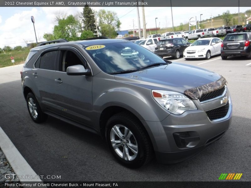 Graystone Metallic / Light Titanium/Jet Black 2012 Chevrolet Equinox LT AWD