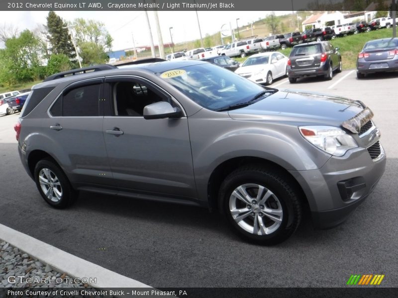 Graystone Metallic / Light Titanium/Jet Black 2012 Chevrolet Equinox LT AWD