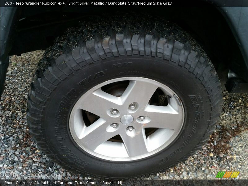 Bright Silver Metallic / Dark Slate Gray/Medium Slate Gray 2007 Jeep Wrangler Rubicon 4x4