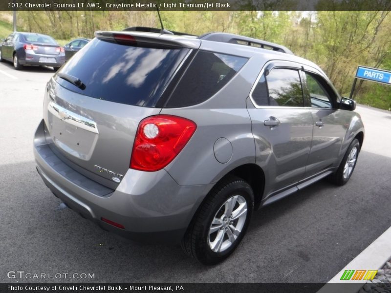 Graystone Metallic / Light Titanium/Jet Black 2012 Chevrolet Equinox LT AWD