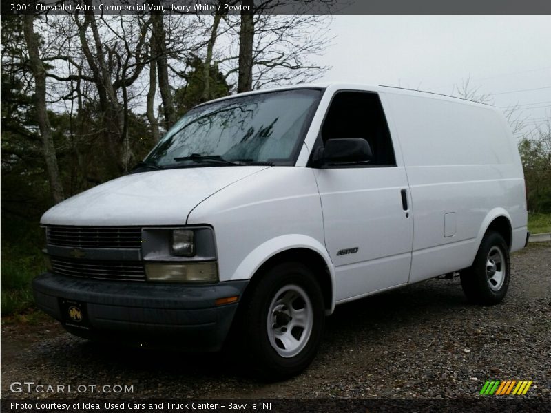 Ivory White / Pewter 2001 Chevrolet Astro Commercial Van