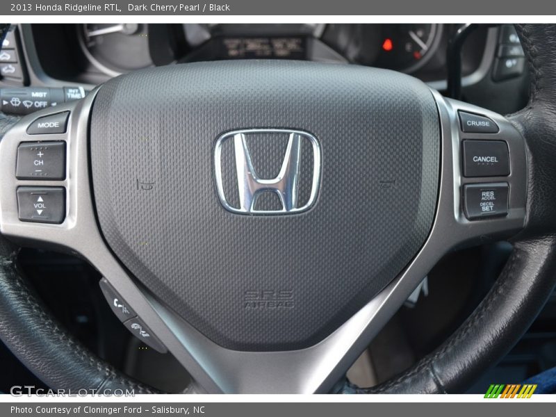 Dark Cherry Pearl / Black 2013 Honda Ridgeline RTL