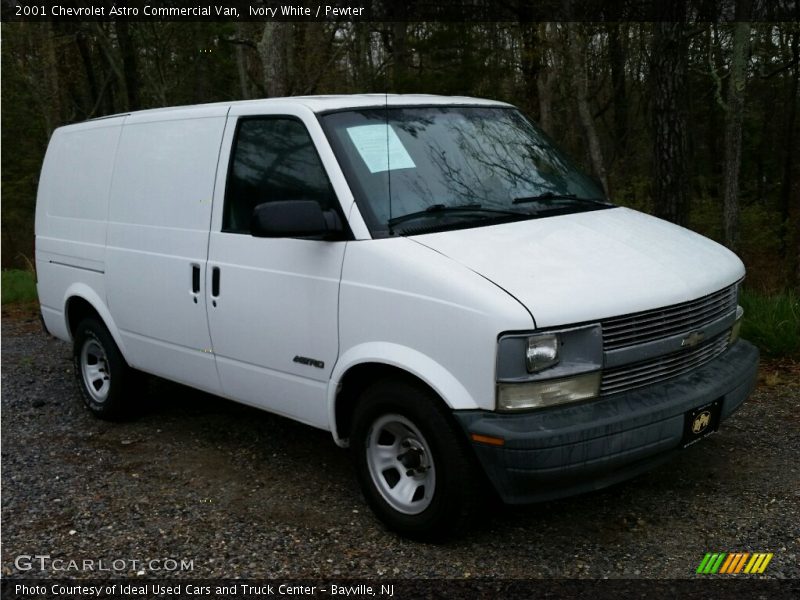 Ivory White / Pewter 2001 Chevrolet Astro Commercial Van