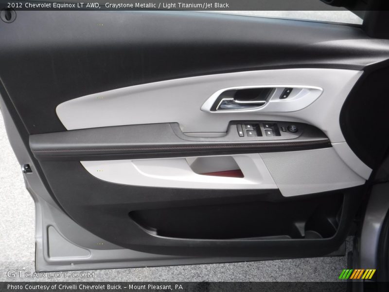 Graystone Metallic / Light Titanium/Jet Black 2012 Chevrolet Equinox LT AWD