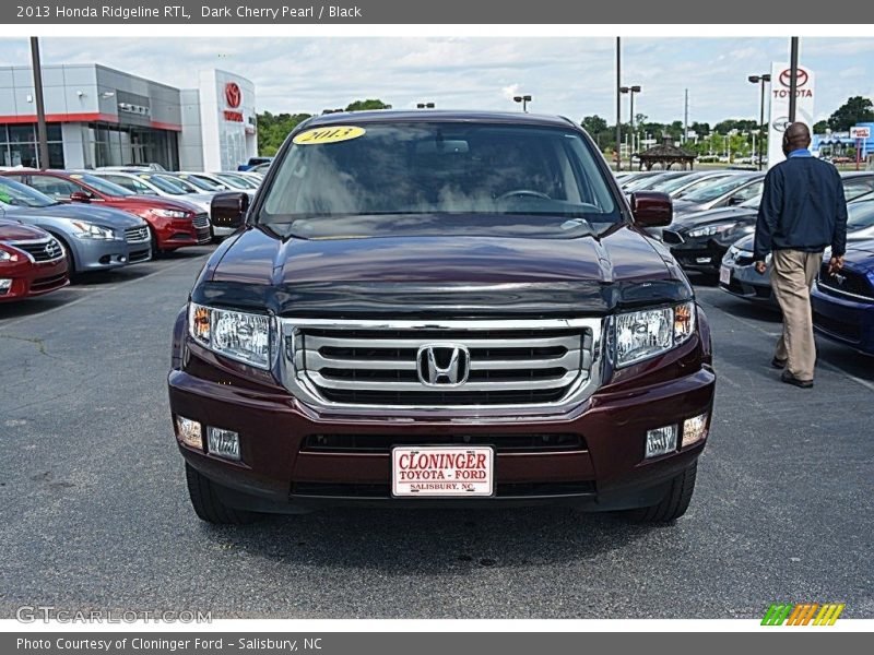 Dark Cherry Pearl / Black 2013 Honda Ridgeline RTL