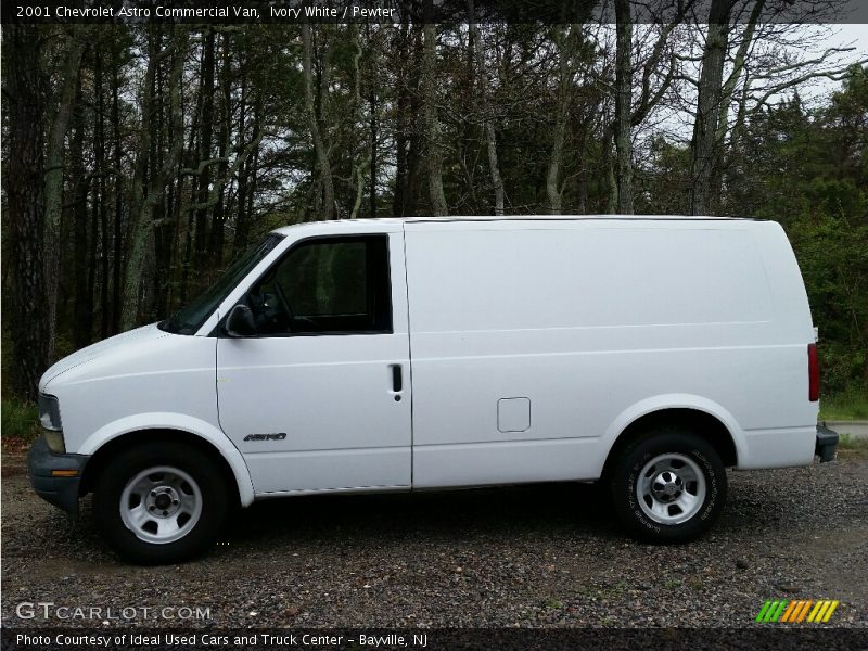 Ivory White / Pewter 2001 Chevrolet Astro Commercial Van