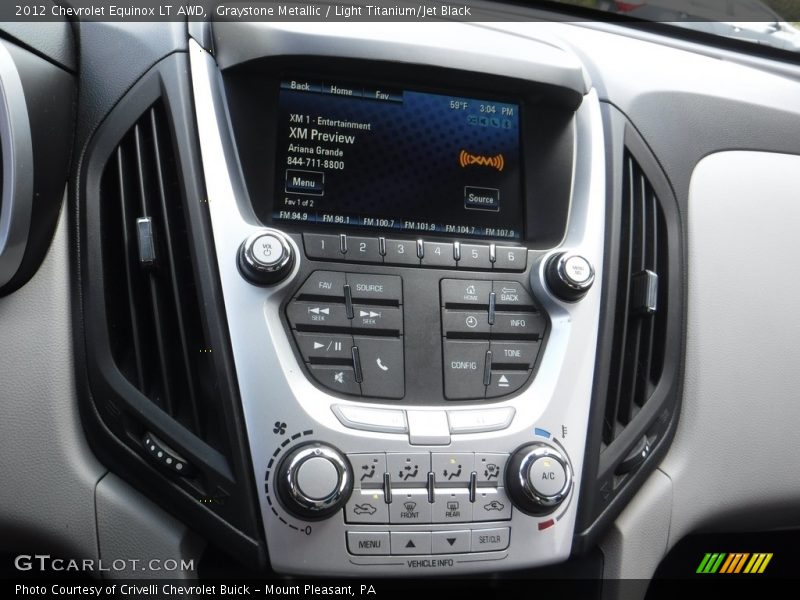 Graystone Metallic / Light Titanium/Jet Black 2012 Chevrolet Equinox LT AWD