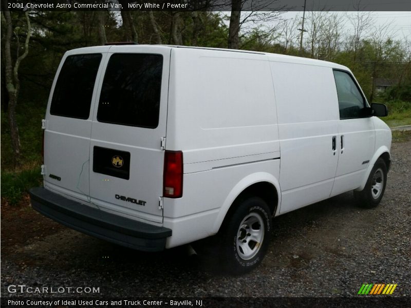 Ivory White / Pewter 2001 Chevrolet Astro Commercial Van