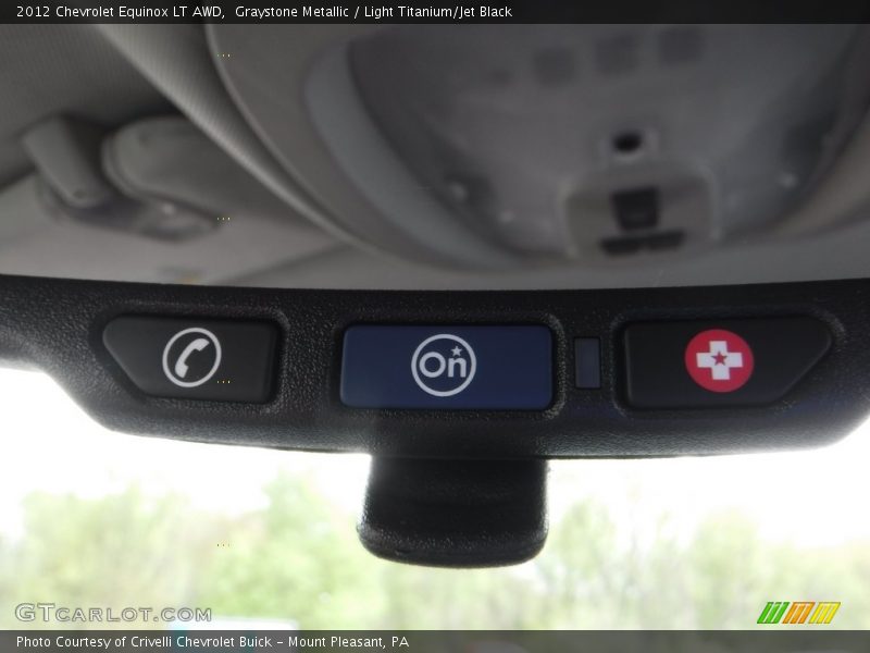 Graystone Metallic / Light Titanium/Jet Black 2012 Chevrolet Equinox LT AWD