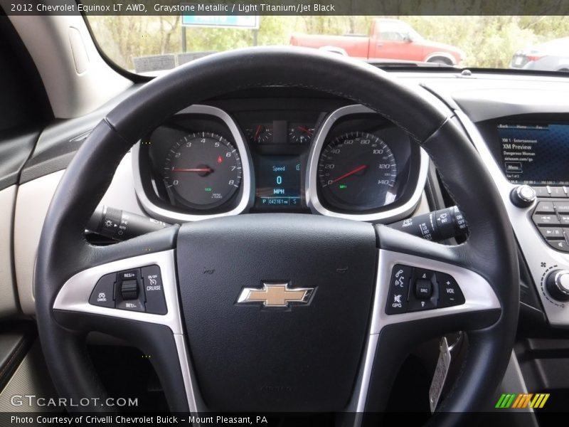 Graystone Metallic / Light Titanium/Jet Black 2012 Chevrolet Equinox LT AWD