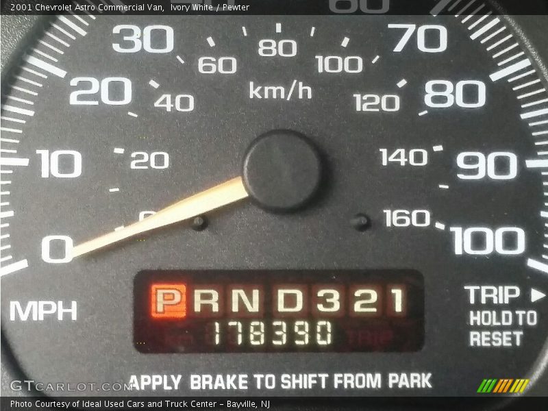 Ivory White / Pewter 2001 Chevrolet Astro Commercial Van