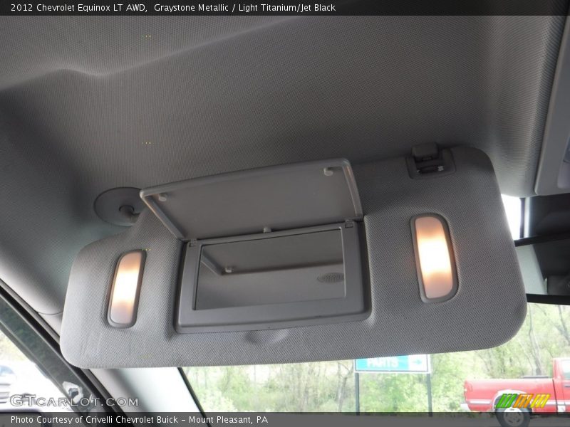 Graystone Metallic / Light Titanium/Jet Black 2012 Chevrolet Equinox LT AWD