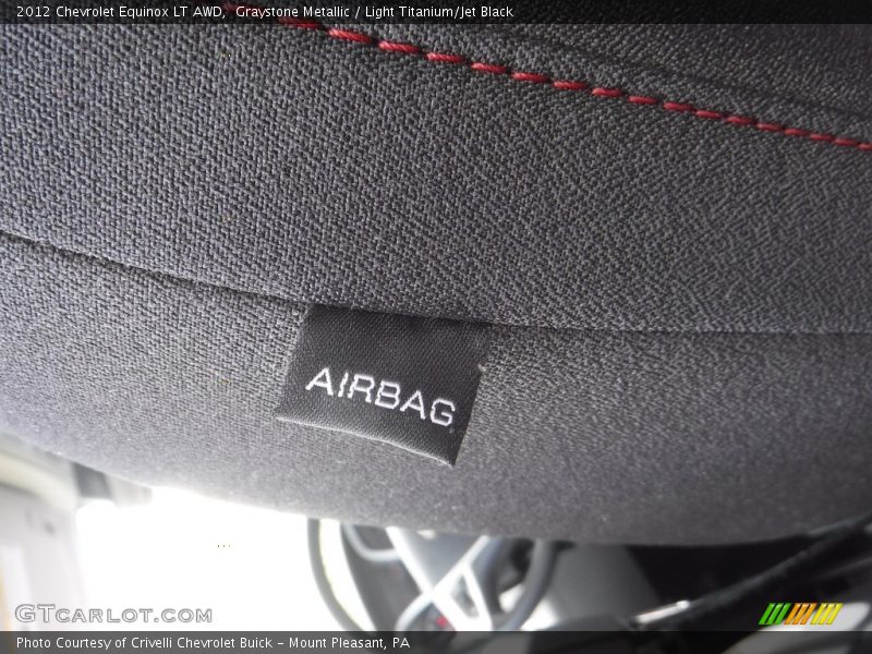 Graystone Metallic / Light Titanium/Jet Black 2012 Chevrolet Equinox LT AWD