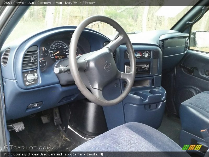 Ivory White / Pewter 2001 Chevrolet Astro Commercial Van