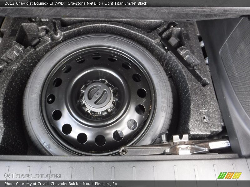 Graystone Metallic / Light Titanium/Jet Black 2012 Chevrolet Equinox LT AWD