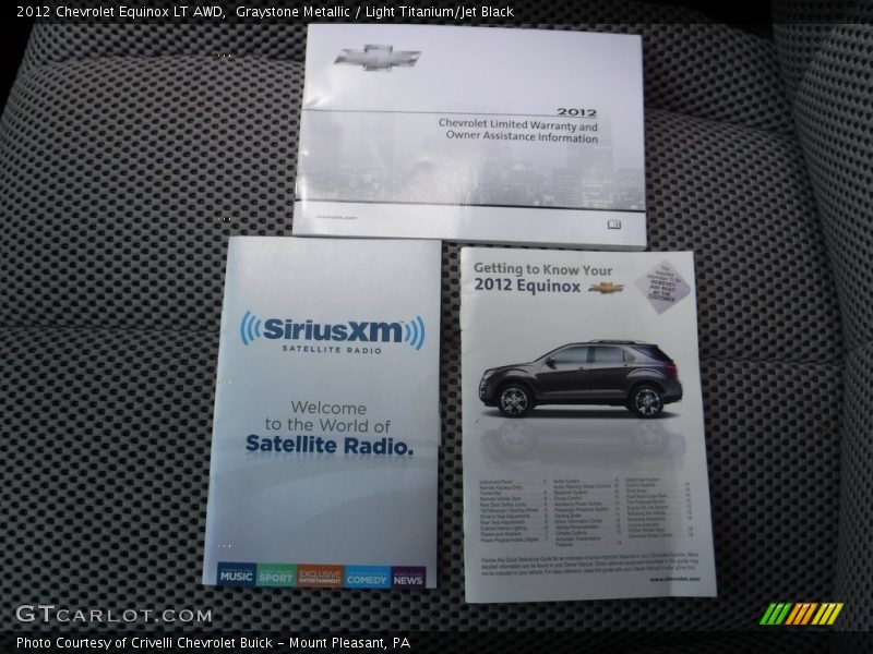 Graystone Metallic / Light Titanium/Jet Black 2012 Chevrolet Equinox LT AWD