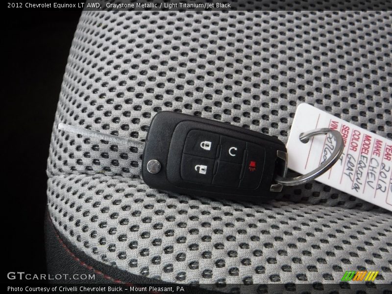 Graystone Metallic / Light Titanium/Jet Black 2012 Chevrolet Equinox LT AWD