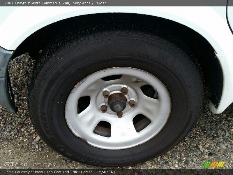 Ivory White / Pewter 2001 Chevrolet Astro Commercial Van