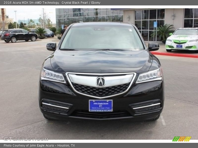 Crystal Black Pearl / Ebony 2016 Acura MDX SH-AWD Technology