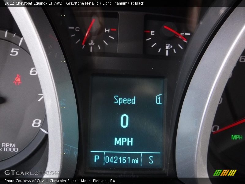 Graystone Metallic / Light Titanium/Jet Black 2012 Chevrolet Equinox LT AWD