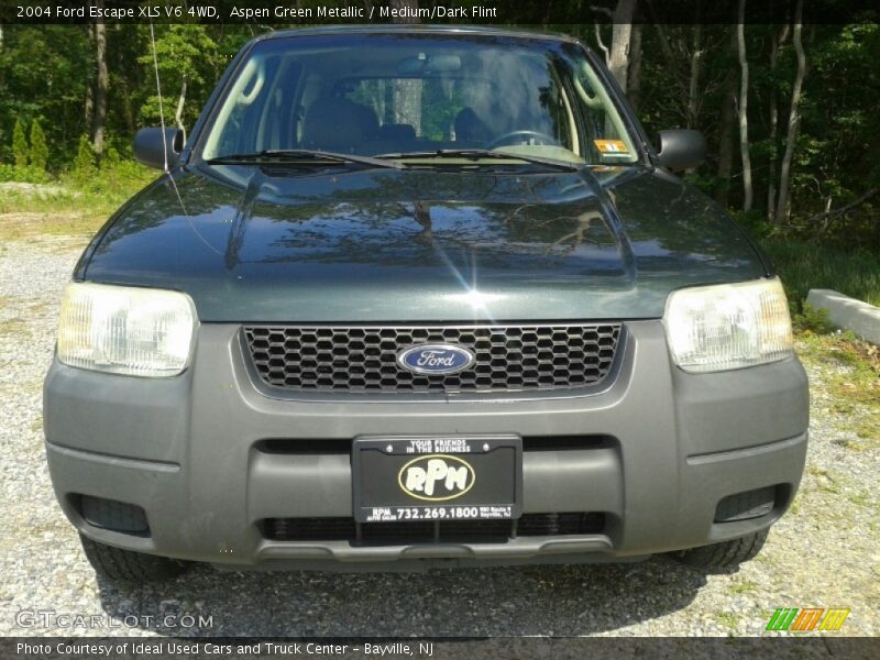 Aspen Green Metallic / Medium/Dark Flint 2004 Ford Escape XLS V6 4WD