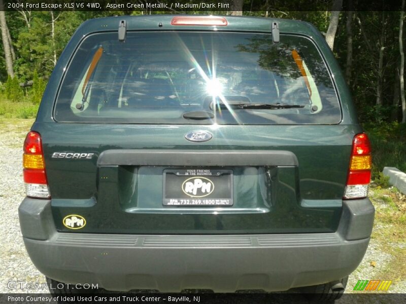 Aspen Green Metallic / Medium/Dark Flint 2004 Ford Escape XLS V6 4WD