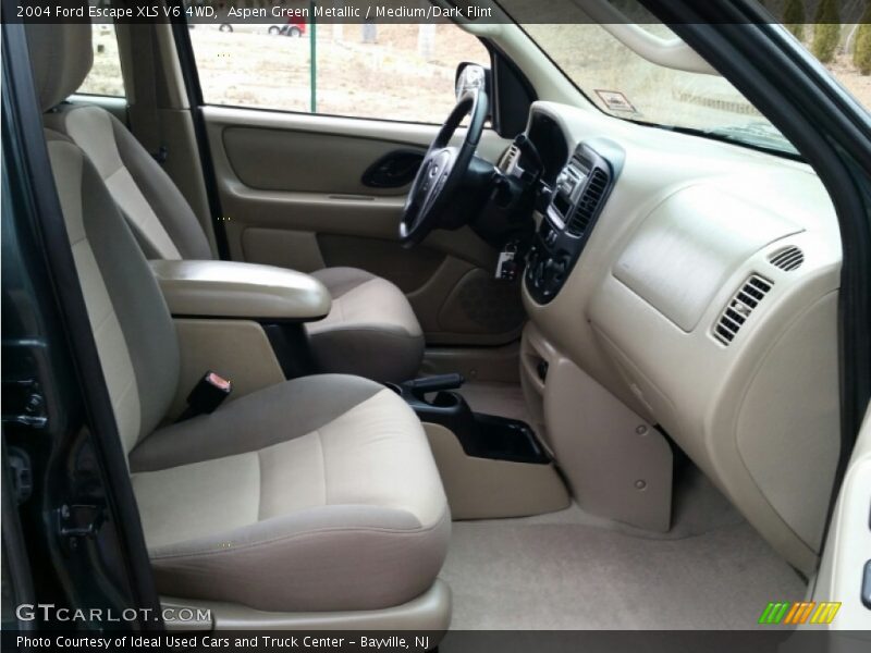 Aspen Green Metallic / Medium/Dark Flint 2004 Ford Escape XLS V6 4WD
