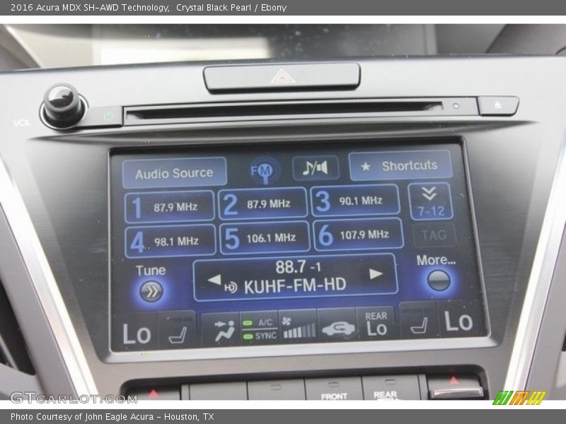 Crystal Black Pearl / Ebony 2016 Acura MDX SH-AWD Technology