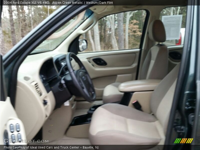 Aspen Green Metallic / Medium/Dark Flint 2004 Ford Escape XLS V6 4WD