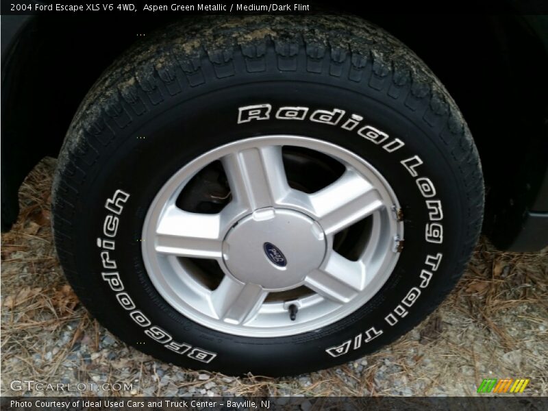 Aspen Green Metallic / Medium/Dark Flint 2004 Ford Escape XLS V6 4WD