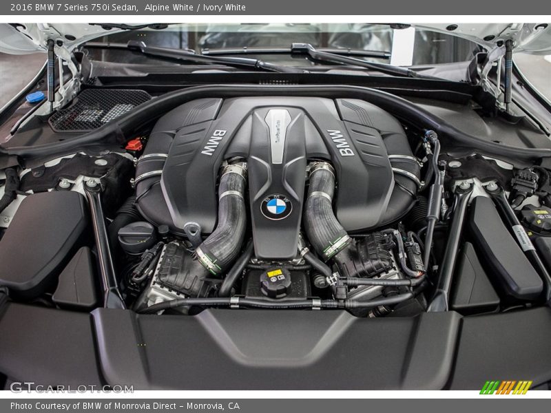  2016 7 Series 750i Sedan Engine - 4.4 Liter DI TwinPower Turbocharged DOHC 32-Valve VVT V8