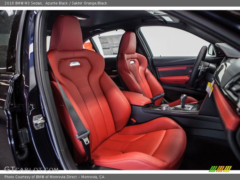 2016 M3 Sedan Sakhir Orange/Black Interior