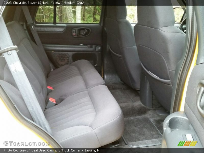 Yellow / Medium Gray 2003 Chevrolet Blazer LS 4x4