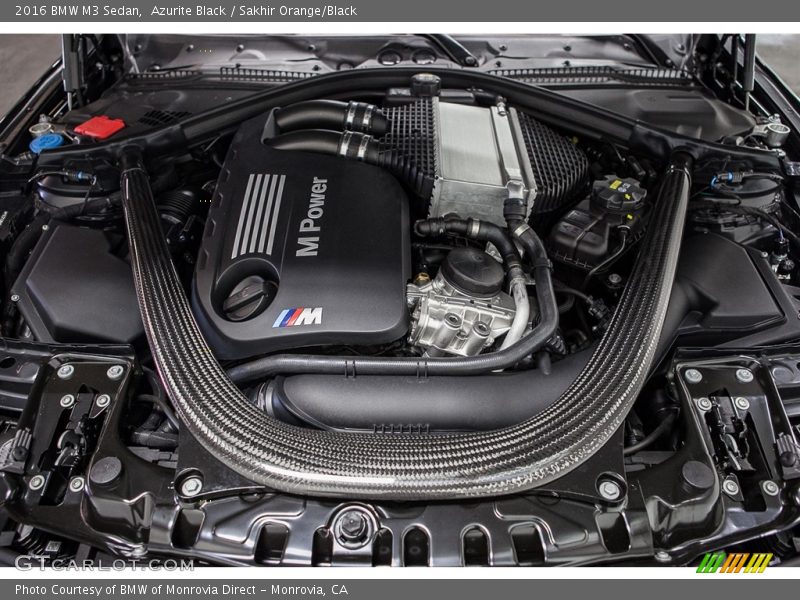  2016 M3 Sedan Engine - 3.0 Liter M DI TwinPower Turbocharged DOHC 24-Valve VVT Inline 6 Cylinder