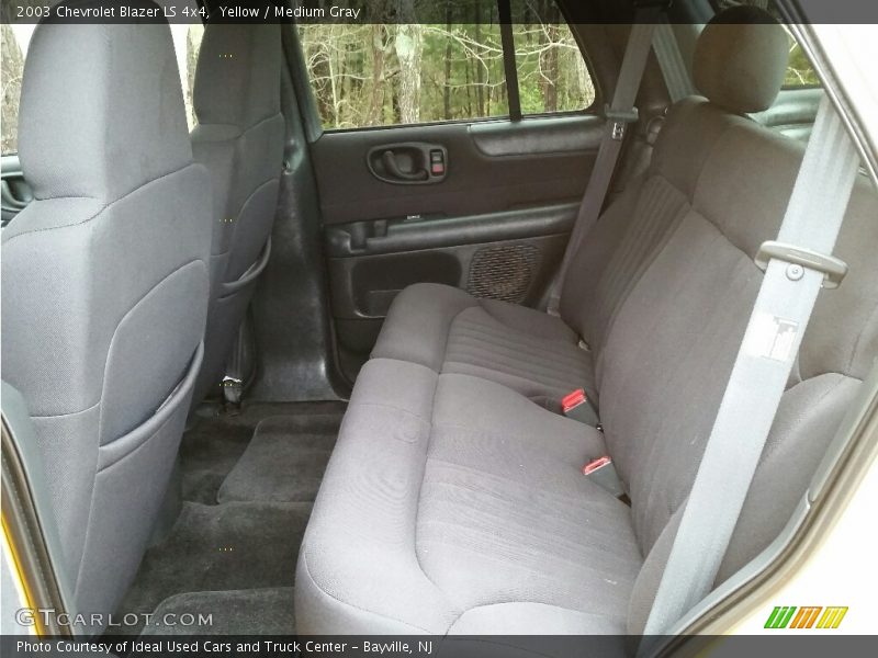 Yellow / Medium Gray 2003 Chevrolet Blazer LS 4x4