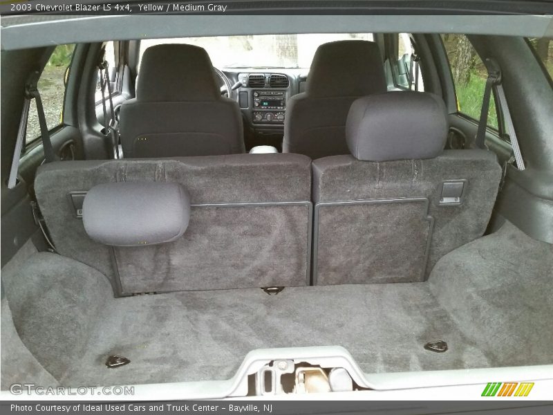 Yellow / Medium Gray 2003 Chevrolet Blazer LS 4x4