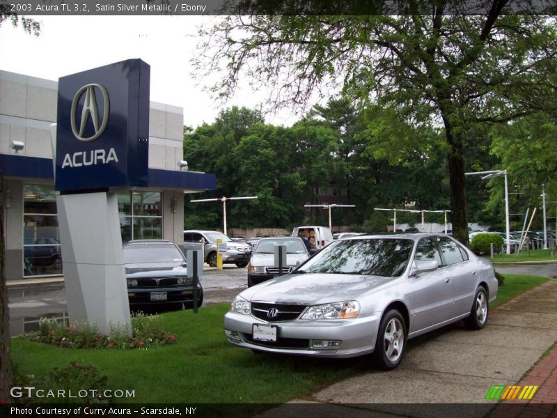 Satin Silver Metallic / Ebony 2003 Acura TL 3.2