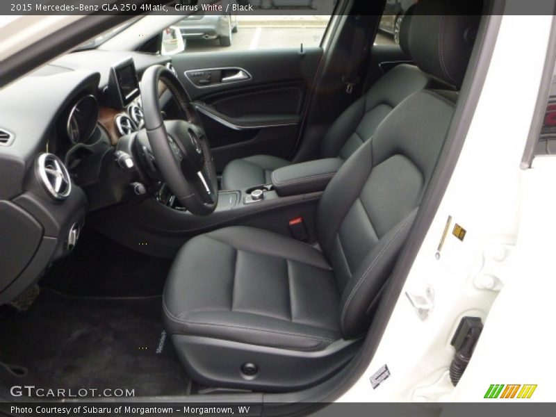 Cirrus White / Black 2015 Mercedes-Benz GLA 250 4Matic