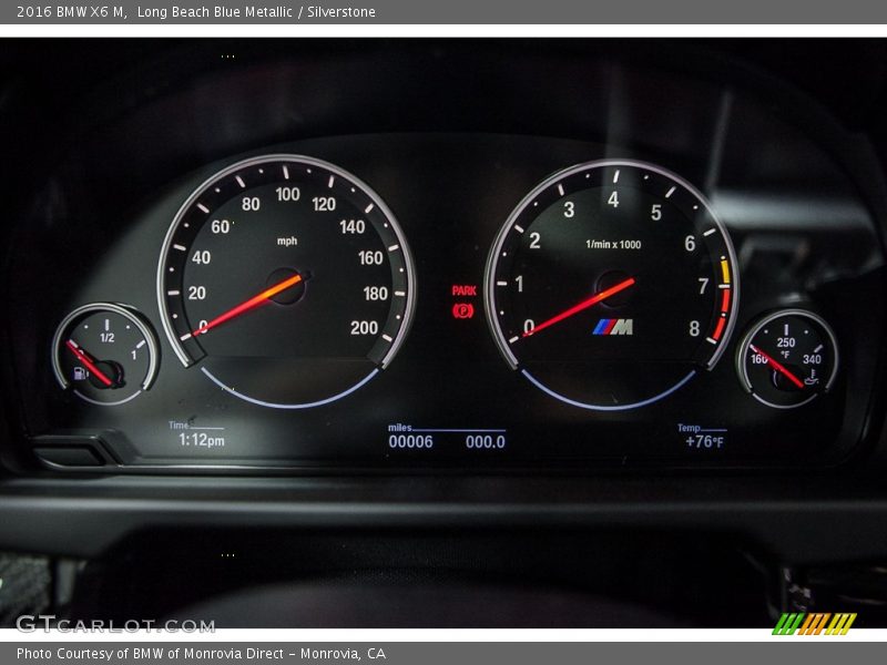  2016 X6 M   Gauges
