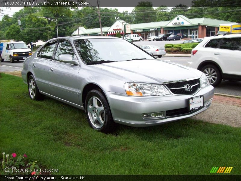 Satin Silver Metallic / Ebony 2003 Acura TL 3.2