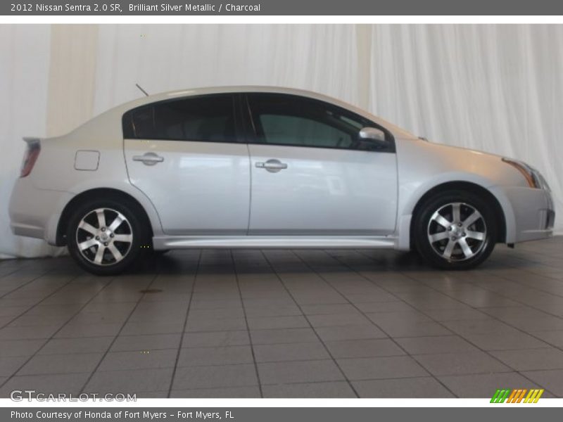 Brilliant Silver Metallic / Charcoal 2012 Nissan Sentra 2.0 SR